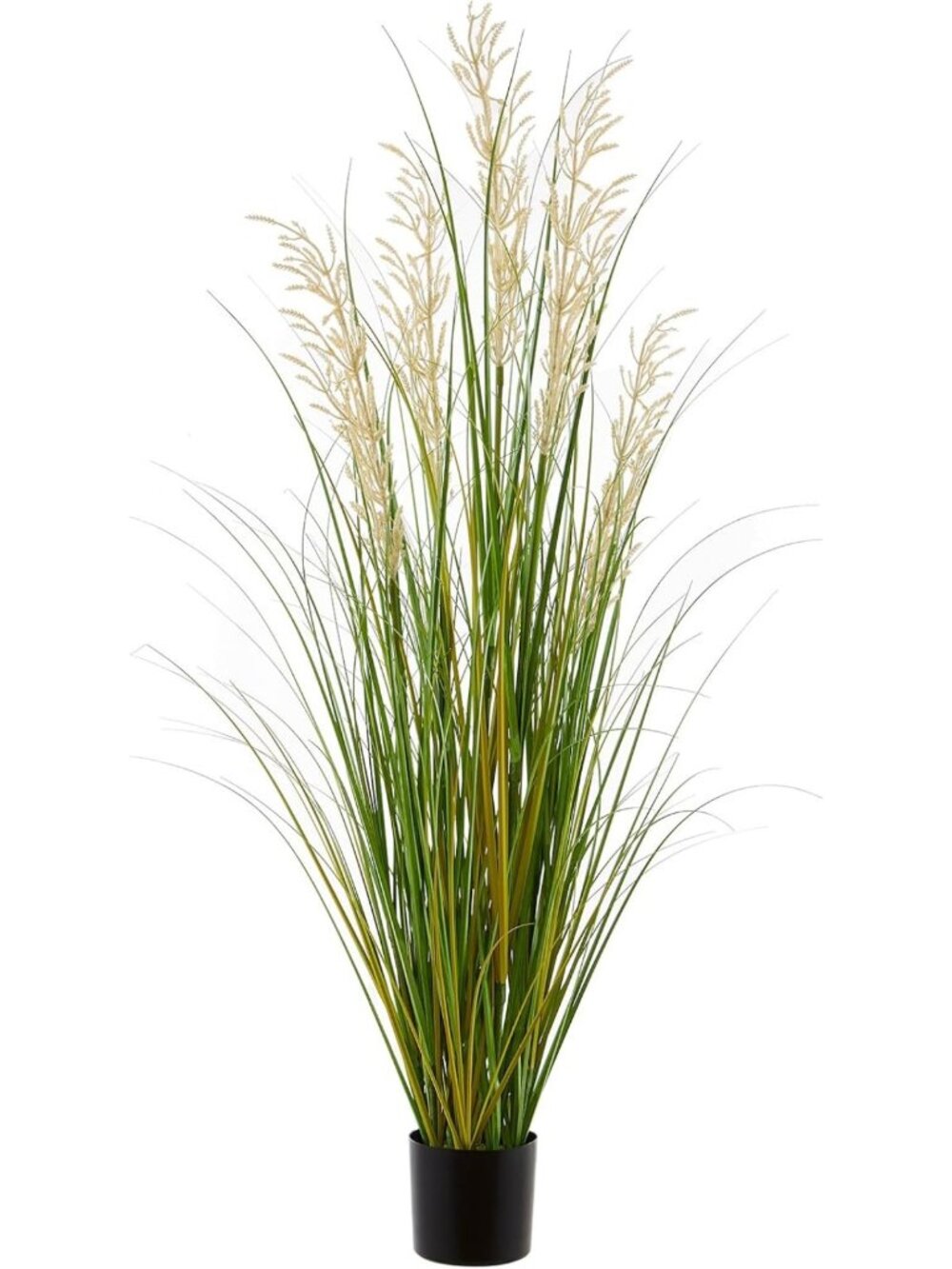 47" Tall Pampas Grass Faux Plant in Pot - Indoor Decorative Greenery for Home